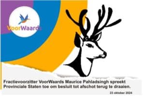 Provincie moet besluit afschot terugdraaien!