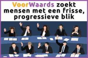 Zoekt mensen met frisse progressieve blik